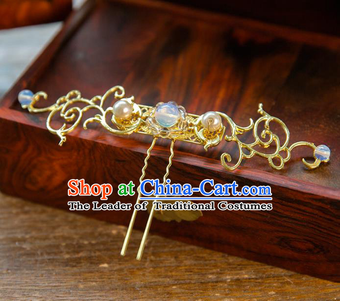 Chinese Hair Jewelry Accessories Hairpins Headwear Headdress Hair Crown for Women
