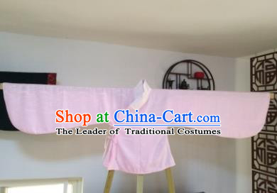 Traditional Oriental China Ming Dynasty Costume Palace Lady Embroidered Pink Blouse for Women