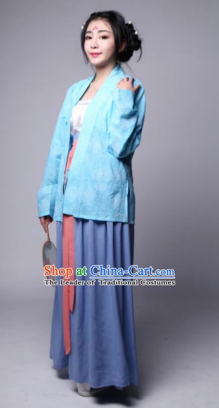 Ancient Chinese Costume hanfu Chinese Style Wedding Dress Tang Dynasty princess Clothing