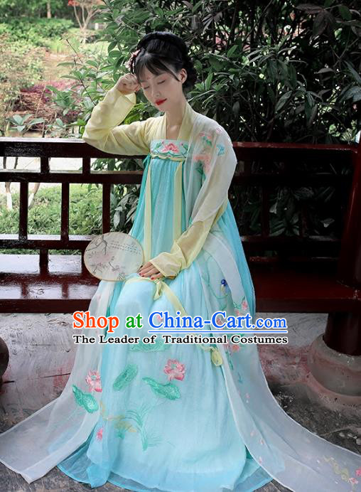 Ancient Chinese Costume hanfu Chinese Wedding Dress Tang Dynasty princess Clothing