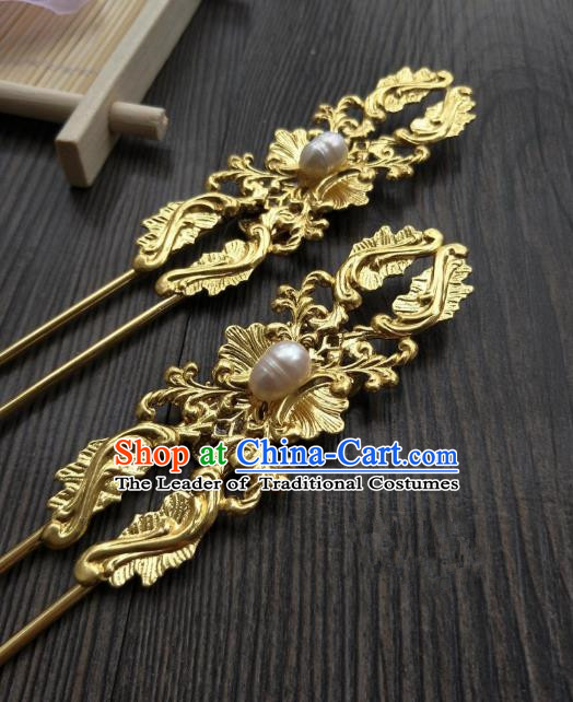 Traditional Handmade Chinese Ancient Classical Hair Accessories Bride Wedding Barrettes Empress Phoenix Coronet Hairpins