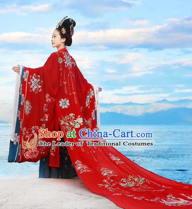 Ancient Chinese Costume hanfu Chinese Wedding Dress Tang Dynasty princess Clothing