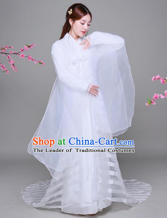 Traditional Chinese Song Dynasty Palace Princess Costume, China Ancient Fairy Hanfu Dress for Women