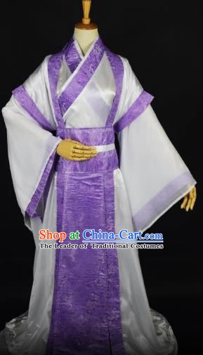 Traditional Chinese Ancient Swordsman Costume, China Han Dynasty Nobility Childe Clothing for Men