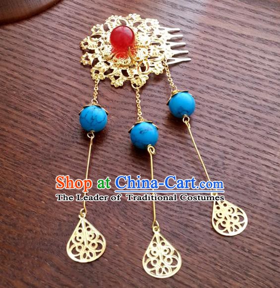 Traditional Chinese Handmade Classical Hair Accessories Hair Comb Ancient Hanfu Hairpins for Women