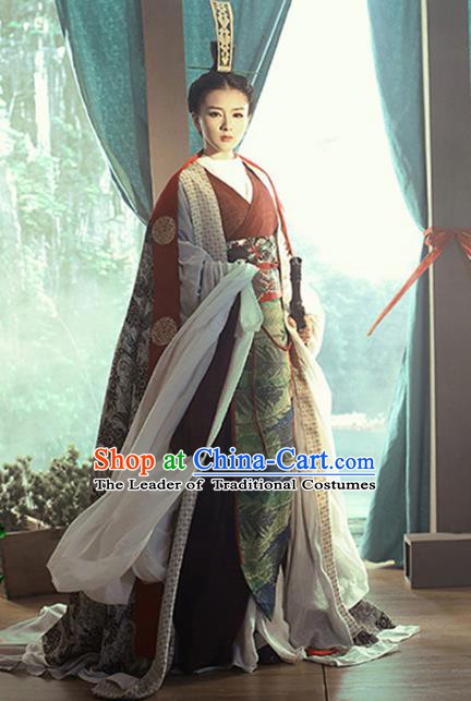 Traditional Chinese Ancient Swordswoman Costume, China Ming Dynasty Chivalrous Women Clothing