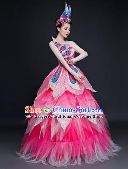 Traditional Chinese Fan Dance Folk Dance Costume Classical Yangko Dance Classical Dance Dress