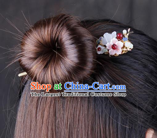 Chinese Ancient Style Hair Jewelry Accessories Cosplay Hairpins Headwear Palace Fan Headdress for Women