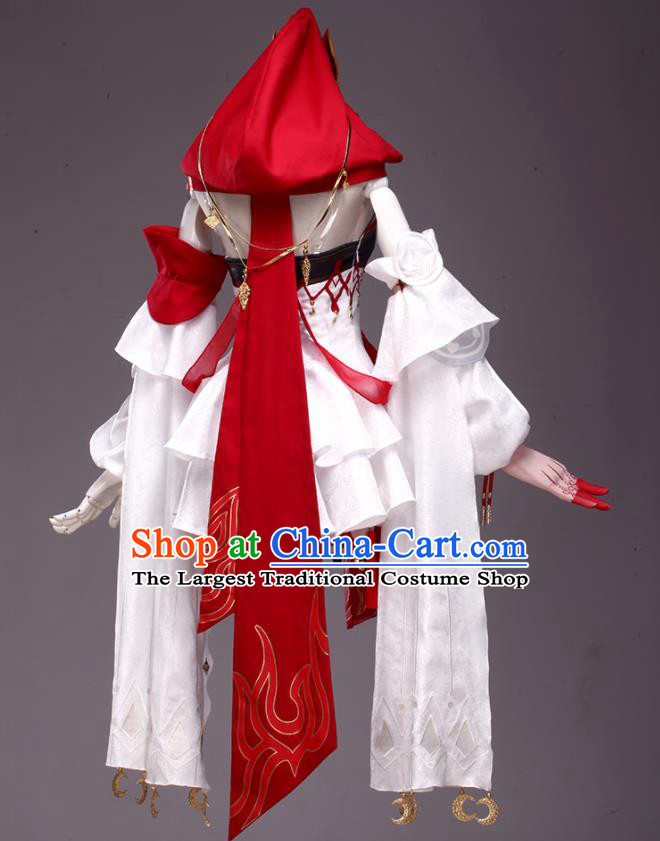 Ancient Chinese Cosplay Costume Chinese Shoes Traditional China Swordsman Clothing and Jewelry Accessories