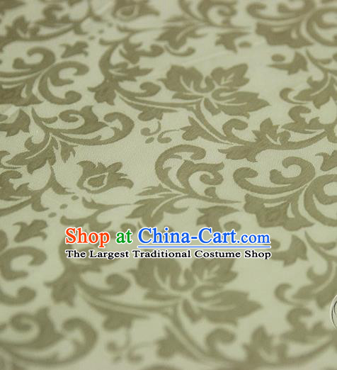 Chinese Traditional Flower Silk Fabric Brocade Embroidered Fabric Dress Material