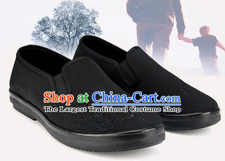 Chinese National Shoes Traditional Cloth Shoes Linen Shoes Embroidered Shoes