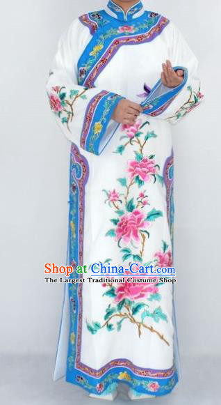 Chinese Traditional Peking Opera Empress Costumes Ancient Qing Dynasty Queen Embroidered Dress for Women