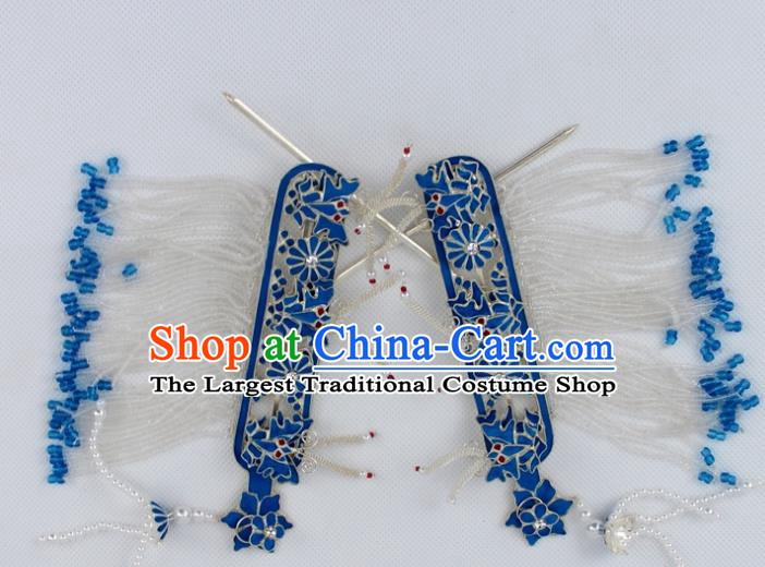 Chinese Traditional Peking Opera Side Hairpins Ancient Princess Hair Accessories for Women