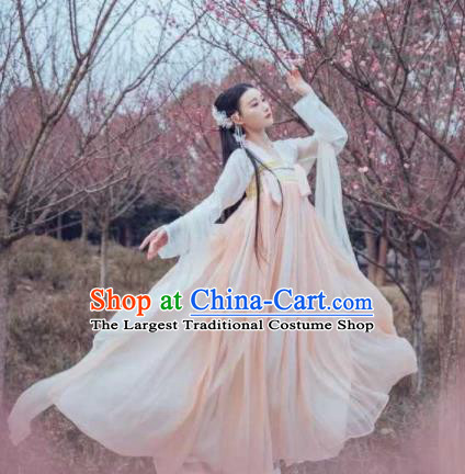 Chinese Ancient Palace Lady Hanfu Han Dynasty Imperial Concubine Queen Embroidered Historical Costumes