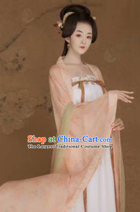 Traditional Chinese Ancient Tang Dynasty Princess Costumes for Women