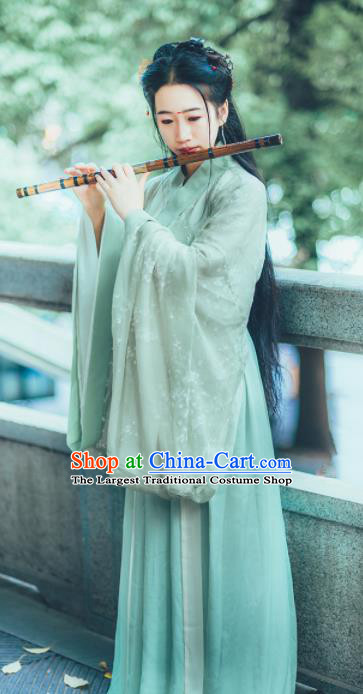 Chinese Traditional Hanfu Dress Ancient Jin Dynasty Princess Costumes for Women