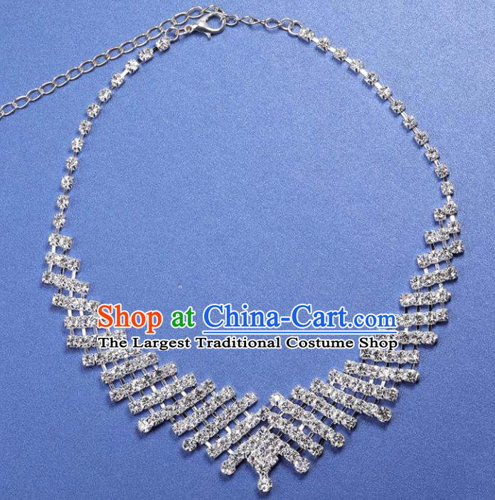 Top Grade Baroque Style Bride Jewelry Accessories Crystal Necklace for Women