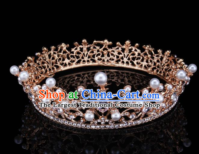 Top Grade Hair Jewelry Accessories Royal Crown Headwear Headdress for Women
