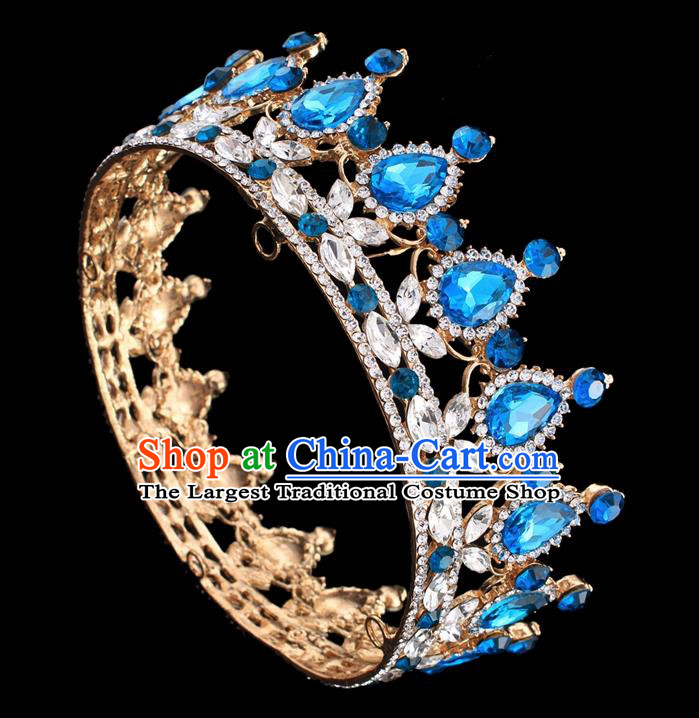 Top Grade Hair Jewelry Accessories Royal Crown Headwear Headdress for Women