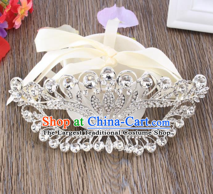 Handmade Halloween Accessories Venice Fancy Ball Cosplay Props Crystal White Masks for Women