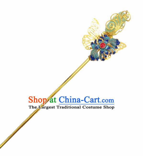 Chinese Ancient Princess Hair Accessories Palace Butterfly Hairpins for Women