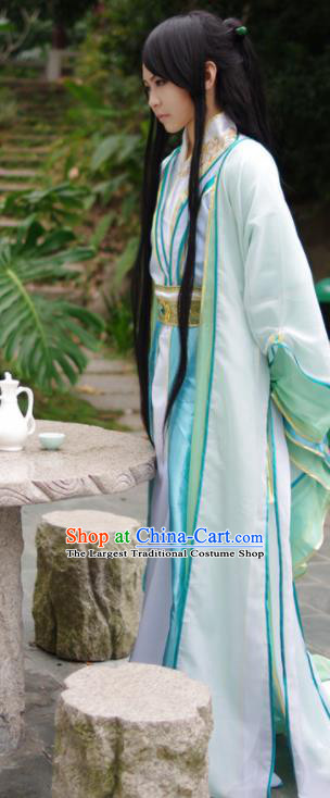 Traditional Chinese Cosplay Costumes Ancient Prince Embroidered Hanfu Clothing for Men