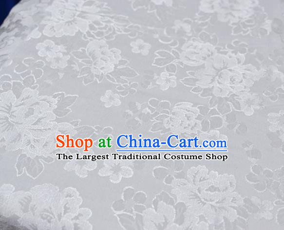 Chinese Traditional Flower Silk Fabric Brocade Embroidered Fabric Dress Material