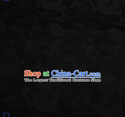 Chinese Traditional Brocade Fabric Asian Dragons Pattern Design Satin Tang Suit Silk Fabric Material