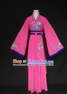Chinese Traditional Peking Opera Las Meninas Rosy Costumes Ancient Beijing Opera Diva Clothing for Adults