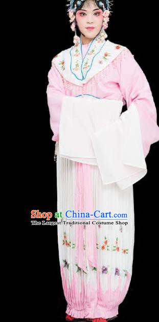 Chinese Traditional Peking Opera Diva Costumes Ancient Nobility Lady Pink Dress for Adults