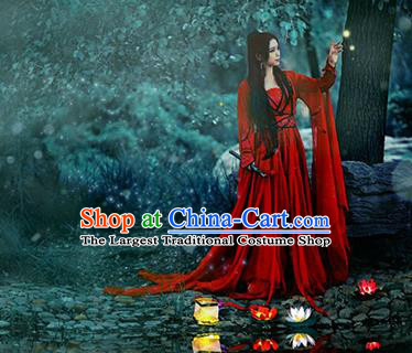 Top Grade Asian Chinese Cosplay Costumes Cartoon Characters Clothing Ancient Swordsman Hanfu Dress