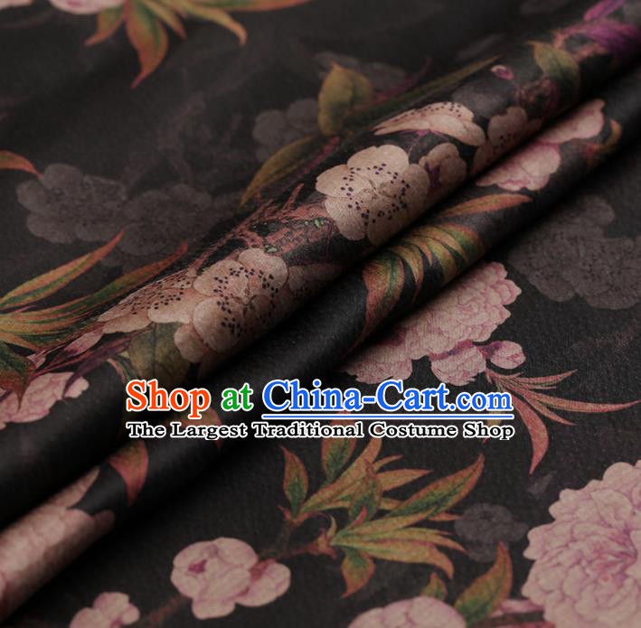 Chinese Traditional Silk Fabric Brocade Embroidered Fabric Dress Material Gambiered Canton Gauze