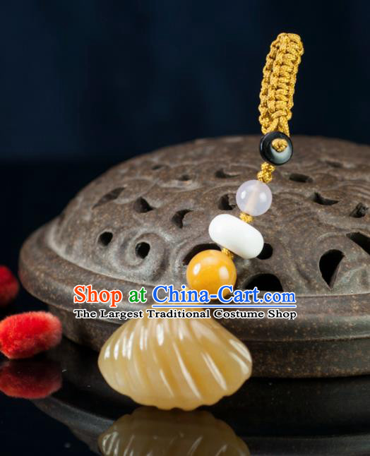 Chinese Traditional Jewelry Accessories Ancient Hanfu Agate Pendant Key Chain for Women