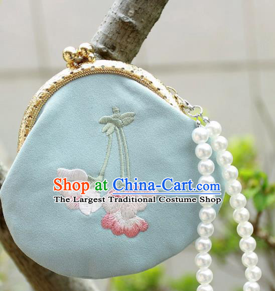 Chinese Traditional Handmade Embroidered Change Purse Retro Coin Purse for Women
