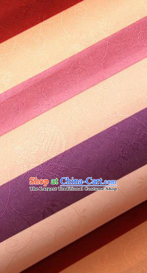 Asian Traditional Korean Hanbok Brocade Fabric Classical Pattern Silk Fabric Material