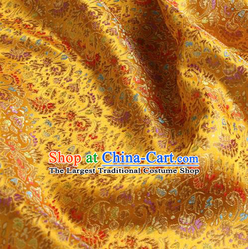 Chinese Traditional Flower Silk Fabric Brocade Embroidered Fabric Dress Material