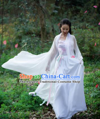 Asian Chinese Ancient Fairy Costumes Traditional Princess Hanfu Dress for Women