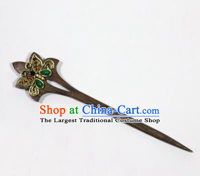 Chinese Traditional Palace Hair Accessories Hairpins Ancient Wood Hair Clip for Women