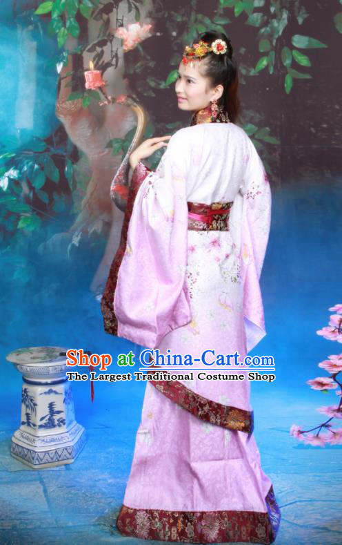 Chinese Traditional Han Dynasty Princess Historical Hanfu Dress Ancient Palace Lady Costumes for Women