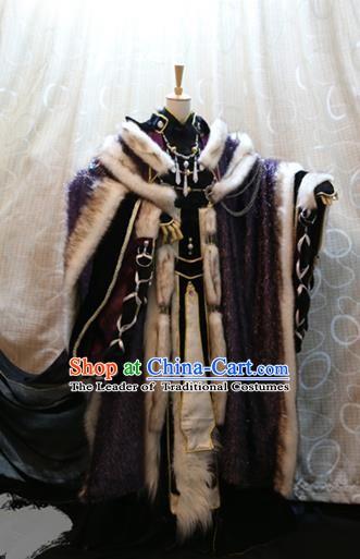 Ancient China Cosplay Royal Highness Costumes Swordsman Clothing for Men