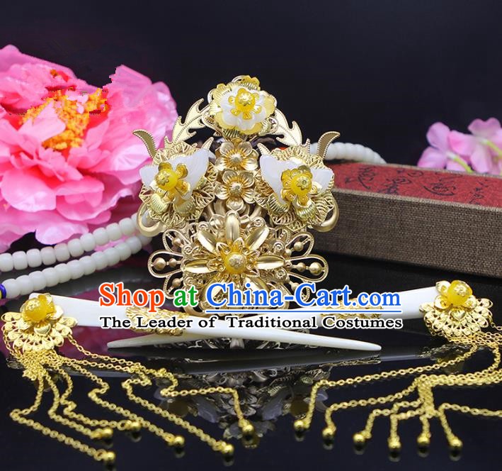 Handmade Chinese Ancient Palace Lady Hair Accessories Hairpins for Women