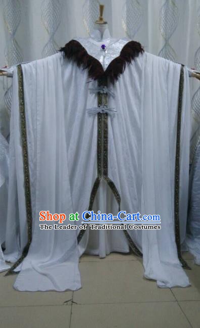 Traditional China Ancient Cosplay Swordsman Costume Royal Highness Clothing for Men