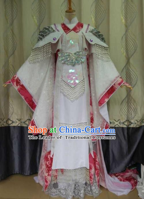 China Ancient Cosplay Palace Fairy Costume Traditional Halloween Princess Hanfu Clothing for Women