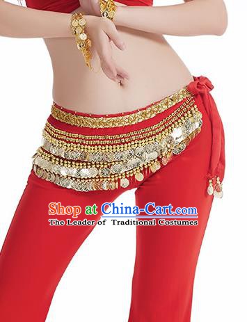 Red Waistband Asian Indian Belly Dance Waist Accessories India National Dance Belts for Women