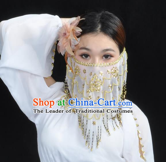 Asian Indian Belly Dance Veil India National Dance Mask Veil for Women