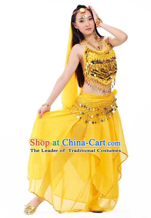 Traditional Asian Indian Belly Dance Costume Stage Performance India National Dance Dress Accessories Belts for Women