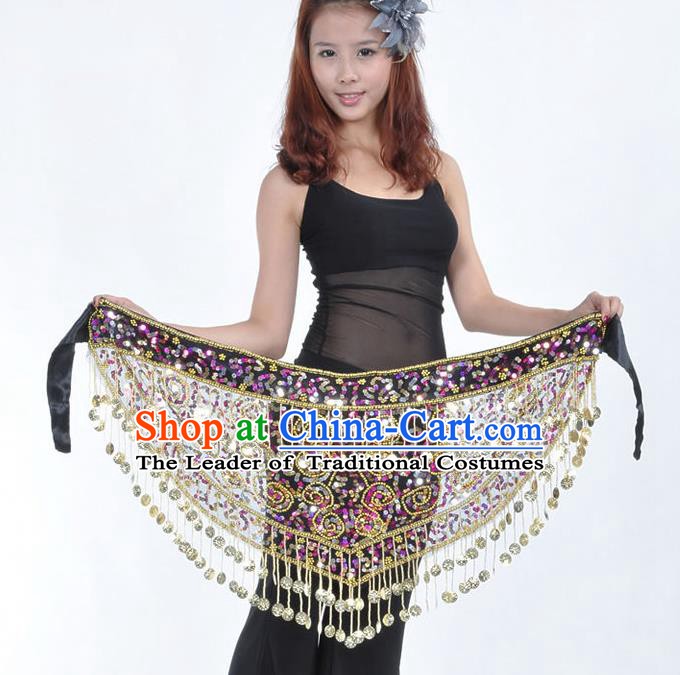 Asian Indian Traditional Belly Dance Waistband India Raks Sharki Belts for Women