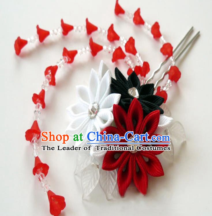 Asian Japanese Traditional Hair Accessories Japan Kimono Hairpins for Women