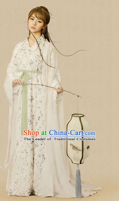 Chinese Traditional Tang Dynasty Nobility Lady Costume, Ancient Palace Princess Embroidered Clothing for Women