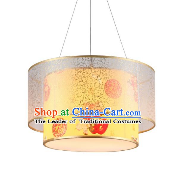 Traditional Chinese Palace Hanging Lanterns Handmade Painted Lantern Ancient Ceiling Lamp